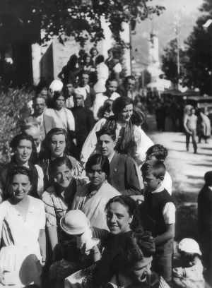 1939 - Il paese accoglie il Maraja
