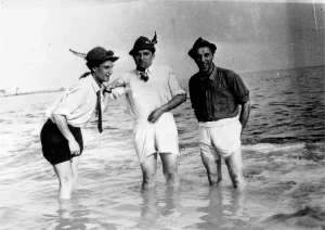Alpini nel mare di Genova