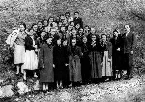 Allieve della scuola di taglio, 1951