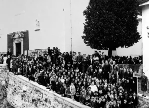 Un intero paese in pellegrinaggio