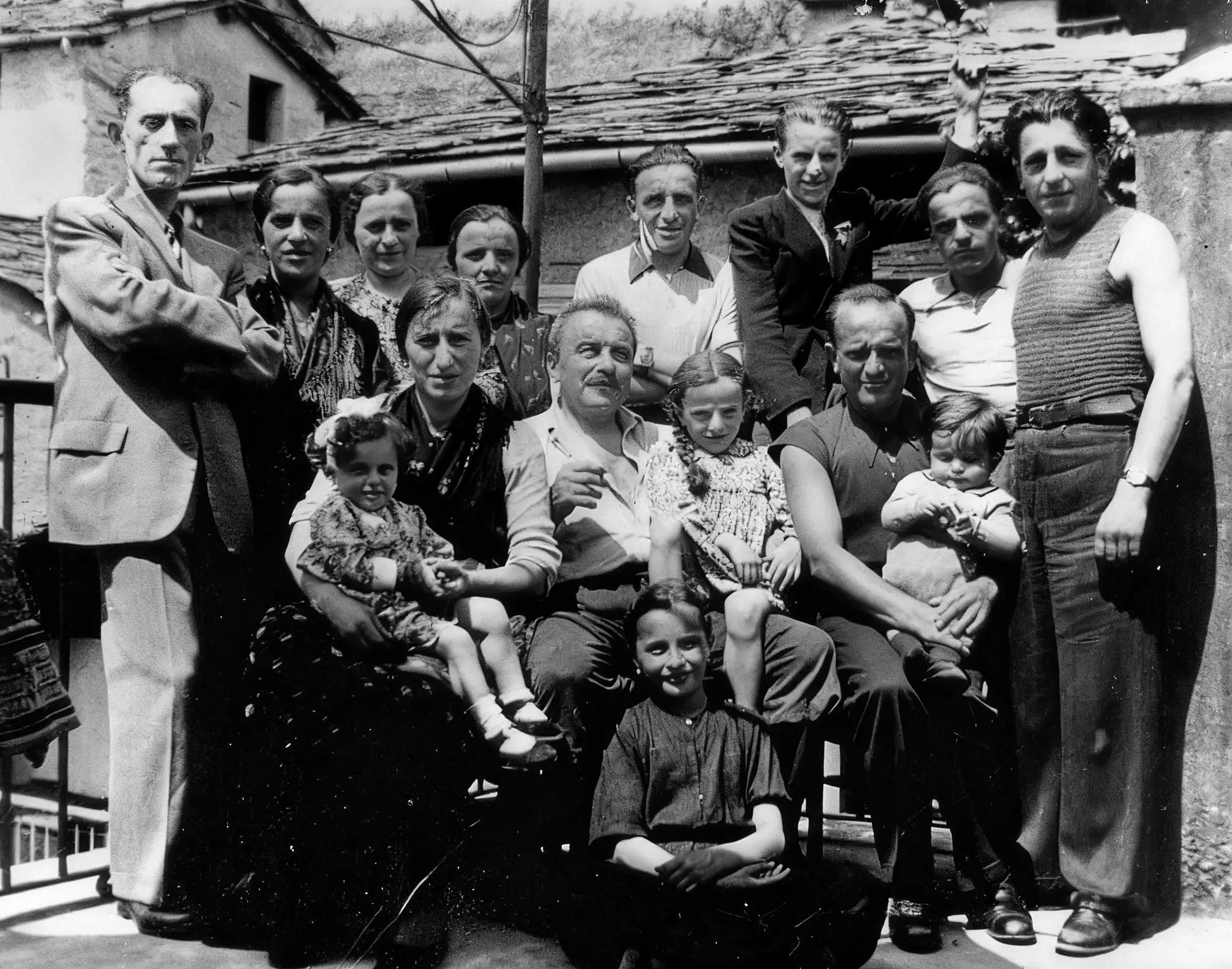 La famiglia di Codega Rocco, ufficiale degli Alpini durante la Grande Guerra